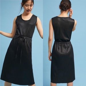 Anthro Dolan Black Metallic Knit Dress